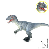 Dinosaure Figurine Raptor Blanc