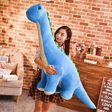 Peluche Dinosaure <br/> XXL Diplodocus Bleu