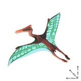 Figurine Dinosaure Anhanguera Vert