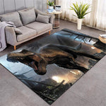 Tapis Dinosaure Bipèdes attaque