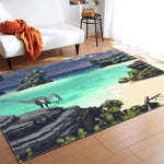 Tapis Dinosaure Océan salon