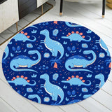 Tapis Dinosaure Rond enfant