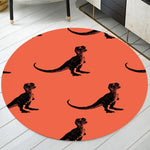 Tapis Dinosaure Rouge