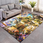 Tapis Dinosaure Salle de Jeux enfant