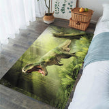 Tapis Dinosaure Vert