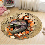 tapis dinosaure enfant crétacé