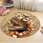 tapis dinosaure t-rex