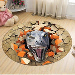 tapis enfant jurassique dinosaure